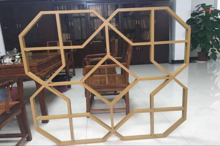 木纹铝合金花格